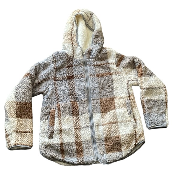 NWOT Weatherproof - Reversible Sherpa Hoodie - Picture 1 of 4